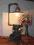 lampa industrial loft z sprężarki