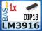 Sterownik linijki LED LM3916 DIP18