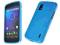 Blue elastyczne etui Gel LG Nexus 4 + folia wymiar