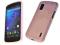 Pink elastyczne etui Gel LG Nexus 4 + folia wymiar