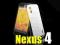 Nexus 4_ORYGINALNE etui futerał AIR Capsule +Folia