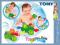 Tomy ŻÓŁWIE BRZDĄCE DO KĄPIELI wanny SORTER 12m+