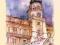 ZAMOŚĆ RATUSZ AKWARELA WIDOKÓWKA CZ-ZAM-02