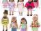 WYKRÓJ wykroje UBRANKA lalkom 45cm  # W 791