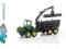 SIKU John Deere z Przyczepą Leśną
