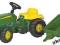 Traktor z przyczepą na pedały JOHN DEERE mega