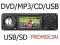 RADIO SAMOCHODOWE MP3 DVD DivX SD USB 3.5' CALA !