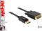 KABEL DISPLAYPORT M DVI D 24+1 2M GOLD DELOCK