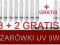 8+2 GRATIS ŻARÓWKI UV 9W żarówka świetlówki lampa