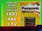 20 x BATERIA PANASONIC POWER LR3 LR03 AAA (BL)