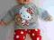 Komplet dres bluza spodnie  HELLO KITTY rozmiar 74