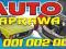 Gotowe BANER - REKLAMA - AUTO SERWIS 2mx1m Wzory