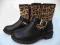 ***BOTKI  DZIEWCZĘCE*** ELEGANCKIE CZARNE  ROZ  34