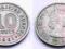 MALAYA I BRYTYJSKIE BORNEO 10 CENTS 1961