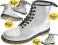 DR MARTENS 13837001 BUTY GLANY EU 38 / UK 5 SILVER