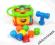 BĘBENEK EDUKACYJNY SORTER, ZBIJAK. CYFERKI, KLOCKI