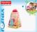 FISHER PRICE - KLOCKI DREWNIANA PIRAMIDA