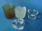 MEGA OKAZJA 4 ŚWIECZNIKI SZKLANE # 2163
