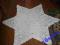 Świąteczny obrus gwiazdka.