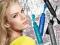 ORIFLAME Tusz do kresek metaliczny blue+gąbeczka *