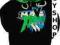 ORYGINALNA Bluza [Monster] Czerń/Zieleń 158