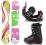 Zestaw Snowboard Raven Venus Pink 136cm 2015