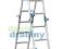 Drabina Drabex uniwersalna 4x3 (wys. rob. 4,63m)