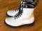 Dr. Martens 1460 W WHITE PATENT LAMPER JAK NOWE!