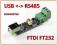 Konwerter USB - UART TTL - RS485 FT232