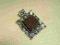 Agat druzy zmiania kolor srebro 925