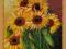 SŁONECZNIKI-AKRYL 40X50