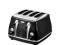 Retro Toster DeLonghi CTOM 4003 BK na 4 tosty