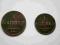 Rosja,dwie stara monety.