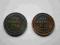 Rosja,dwie stara monety.
