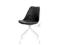 Krzesło Obrotowe Gina Czarne Nogi Ego Metal Białe