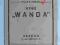 KRAKÓW KINO WANDA ulotka kinowa MARIA MALICKA 1929