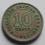 10 centów 1957 MALAJE I BRYTYJSKIE BORNEO