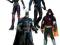 Zestaw czterech figurek Batman Arkham City 17 cm