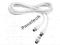 Przewód antenowy RTV Coax 10m. + adapter  METRONIC