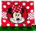 Ręczniczek Disney 30x30 dla dzieci Myszka Minnie