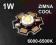 DIODA POWER LED 1W 350mA - BIAŁA 6000K - 6500K