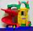 FISHER PRICE LITTLE PEOPLE GARAŻ + 2 AUTKA