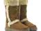 Ciepłe zamszowe zimowe buty damskie botki emu -38-