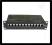 Patch panel 12 port 1U kat5e EKRAN czarny STP 10'