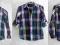 Stylowa koszula REBEL Podwijane rękawy 140cm 9-10l