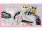 ZESTAW DO PAZNOKCI MANICURE LAMPA UV 36W TIMER ZEL