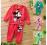 Bawełniany dres Mickey Mouse różne rozmiary 74-100