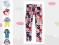*George* WZORZYSTE KOLOROWE  LEGGINSY  104-110cm