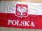 FLAGA POLSKA DUŻA 90x180 drzewiec święta polski