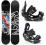 Nowy Snowboard Raven Explorer 154cm + wiązania